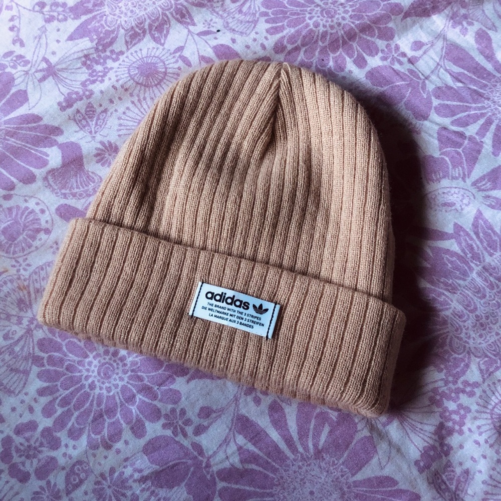 Adidas Originals | Pink Woven Beanie